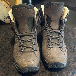 Han Wag Ladies Hallux Dark Brown Lace-Up Hiking Boots